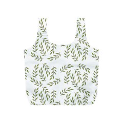 Leaves Wallpaper Leaf Nature Background Full Print Recycle Bag (S)