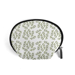 Leaves Wallpaper Leaf Nature Background Accessory Pouch (Small)