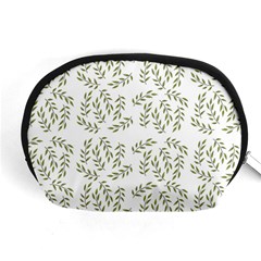 Leaves Wallpaper Leaf Nature Background Accessory Pouch (medium)