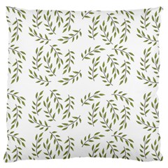 Leaves Wallpaper Leaf Nature Background Standard Premium Plush Fleece Cushion Case (One Side)