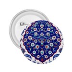 Art Pattern Design Blue Old Style 2.25  Buttons Front