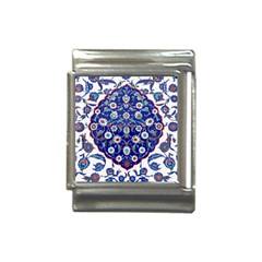 Art Pattern Design Blue Old Style Italian Charm (13mm)