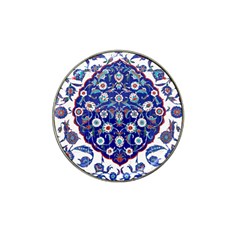 Art Pattern Design Blue Old Style Hat Clip Ball Marker (10 Pack)