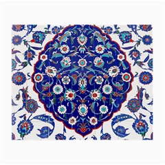 Art Pattern Design Blue Old Style Small Glasses Cloth