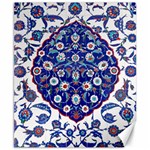 Art Pattern Design Blue Old Style Canvas 8  x 10  8.15 x9.66  Canvas - 1