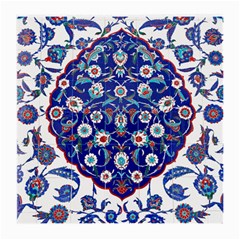 Art Pattern Design Blue Old Style Medium Glasses Cloth