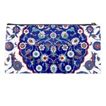 Art Pattern Design Blue Old Style Pencil Case Back