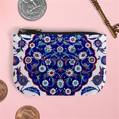 Art Pattern Design Blue Old Style Mini Coin Purse