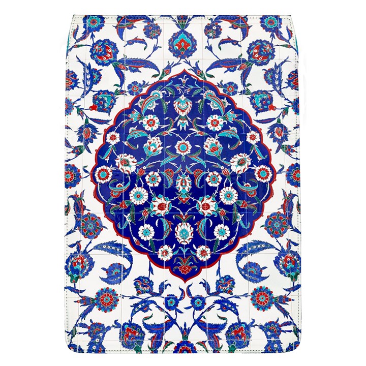 Art Pattern Design Blue Old Style Removable Flap Cover (L)