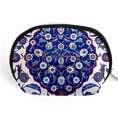 Art Pattern Design Blue Old Style Accessory Pouch (medium)