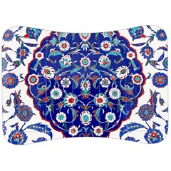 Art Pattern Design Blue Old Style Velour Seat Head Rest Cushion