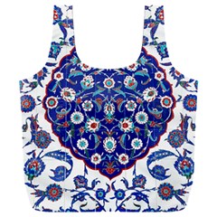 Art Pattern Design Blue Old Style Full Print Recycle Bag (xxxl)