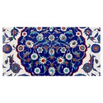 Art Pattern Design Blue Old Style Banner and Sign 6  x 3  Front