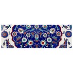 Art Pattern Design Blue Old Style Banner and Sign 9  x 3  Front