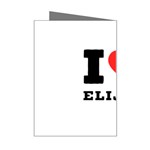 I love elijah Mini Greeting Card Right