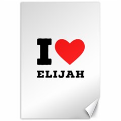 I Love Elijah Canvas 20  X 30  by ilovewhateva