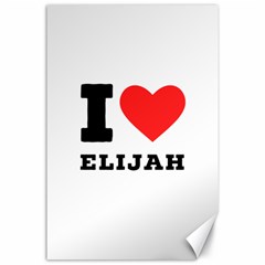 I Love Elijah Canvas 24  X 36  by ilovewhateva