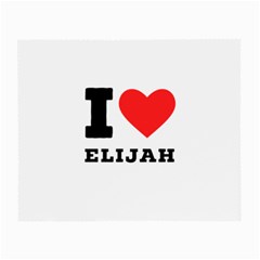 I Love Elijah Small Glasses Cloth (2 Sides) by ilovewhateva