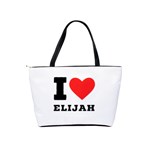 I love elijah Classic Shoulder Handbag Back