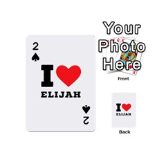 I Love Elijah Playing Cards 54 Designs (mini) by ilovewhateva