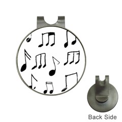 Music Is The Answer Phrase Concept Graphic Hat Clips With Golf Markers