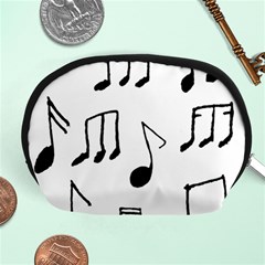 Music Is The Answer Phrase Concept Graphic Accessory Pouch (medium) by dflcprintsclothing