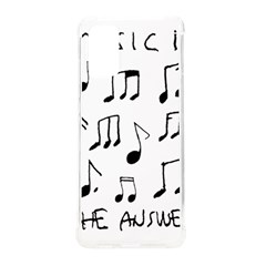 Music Is The Answer Phrase Concept Graphic Samsung Galaxy S20plus 6 7 Inch Tpu Uv Case by dflcprintsclothing