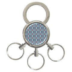 Mandala Seamless Background Texture 3-ring Key Chain