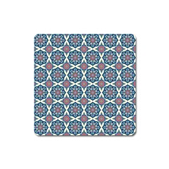 Mandala Seamless Background Texture Square Magnet