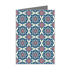 Mandala Seamless Background Texture Mini Greeting Card