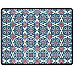 Mandala Seamless Background Texture Two Sides Fleece Blanket (medium)