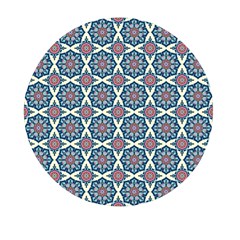 Mandala Seamless Background Texture Mini Round Pill Box