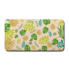 Tropical Leaf Leaves Palm Green Medium Bar Mat by Jancukart