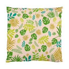 Tropical Leaf Leaves Palm Green Standard Cushion Case (two Sides)