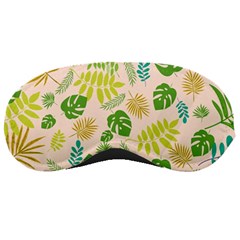 Tropical Leaf Leaves Palm Green Sleeping Mask