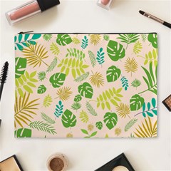 Tropical Leaf Leaves Palm Green Cosmetic Bag (xl)