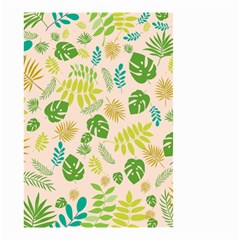 Tropical Leaf Leaves Palm Green Small Garden Flag (two Sides)