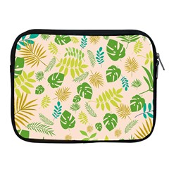 Tropical Leaf Leaves Palm Green Apple Ipad 2/3/4 Zipper Cases by Jancukart