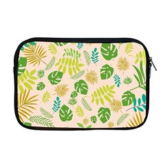 Tropical Leaf Leaves Palm Green Apple Macbook Pro 17  Zipper Case