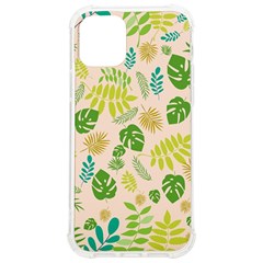 Tropical Leaf Leaves Palm Green Iphone 12/12 Pro Tpu Uv Print Case by Jancukart