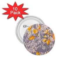 Fabric Floral Background 1 75  Buttons (10 Pack)