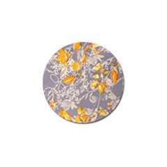 Fabric Floral Background Golf Ball Marker by Jancukart