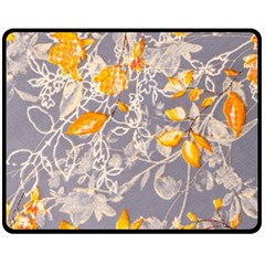 Fabric Floral Background Fleece Blanket (medium) by Jancukart