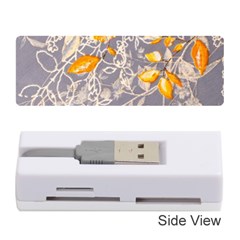 Fabric Floral Background Memory Card Reader (stick) by Jancukart