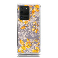 Fabric Floral Background Samsung Galaxy S20 Ultra 6 9 Inch Tpu Uv Case