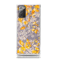 Fabric Floral Background Samsung Galaxy Note 20 Tpu Uv Case