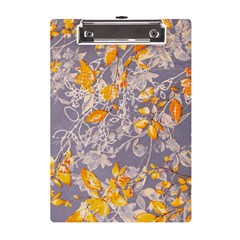 Fabric Floral Background A5 Acrylic Clipboard