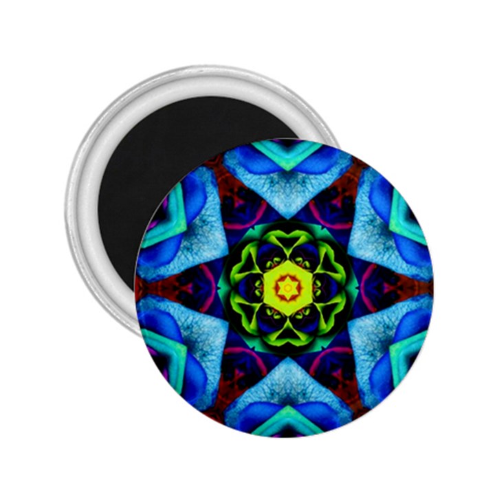 Abstract Kaleidoscope Digital 2.25  Magnets