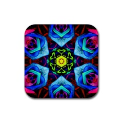 Abstract Kaleidoscope Digital Rubber Coaster (square)