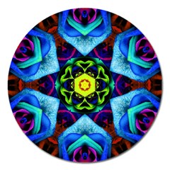 Abstract Kaleidoscope Digital Magnet 5  (round)